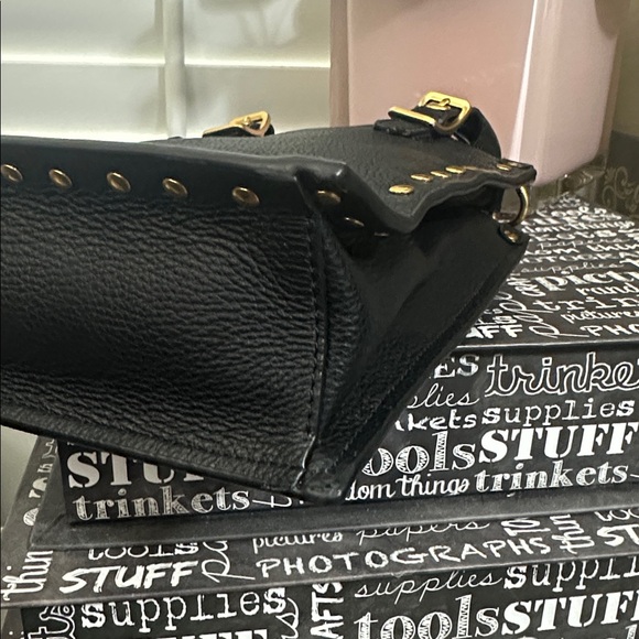 NWT Rebecca Minkoff black leather mini crossbody tote. - Picture 7 of 10
